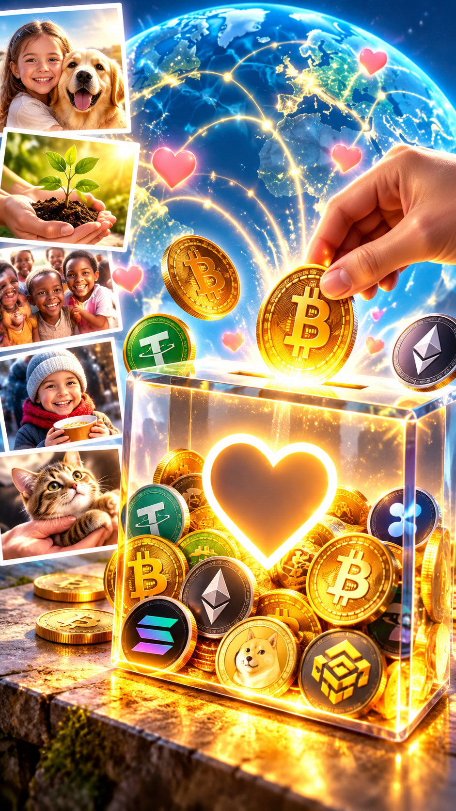 Kripto Bağışları: Hayır Kurumları Bitcoin, Ethereum ve Diğer Token'ları Nasıl Kabul Edebilir?